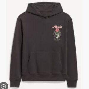 Old Navy Poison Band Graphic Hoodie Sweatshirt size large men’s Unisex